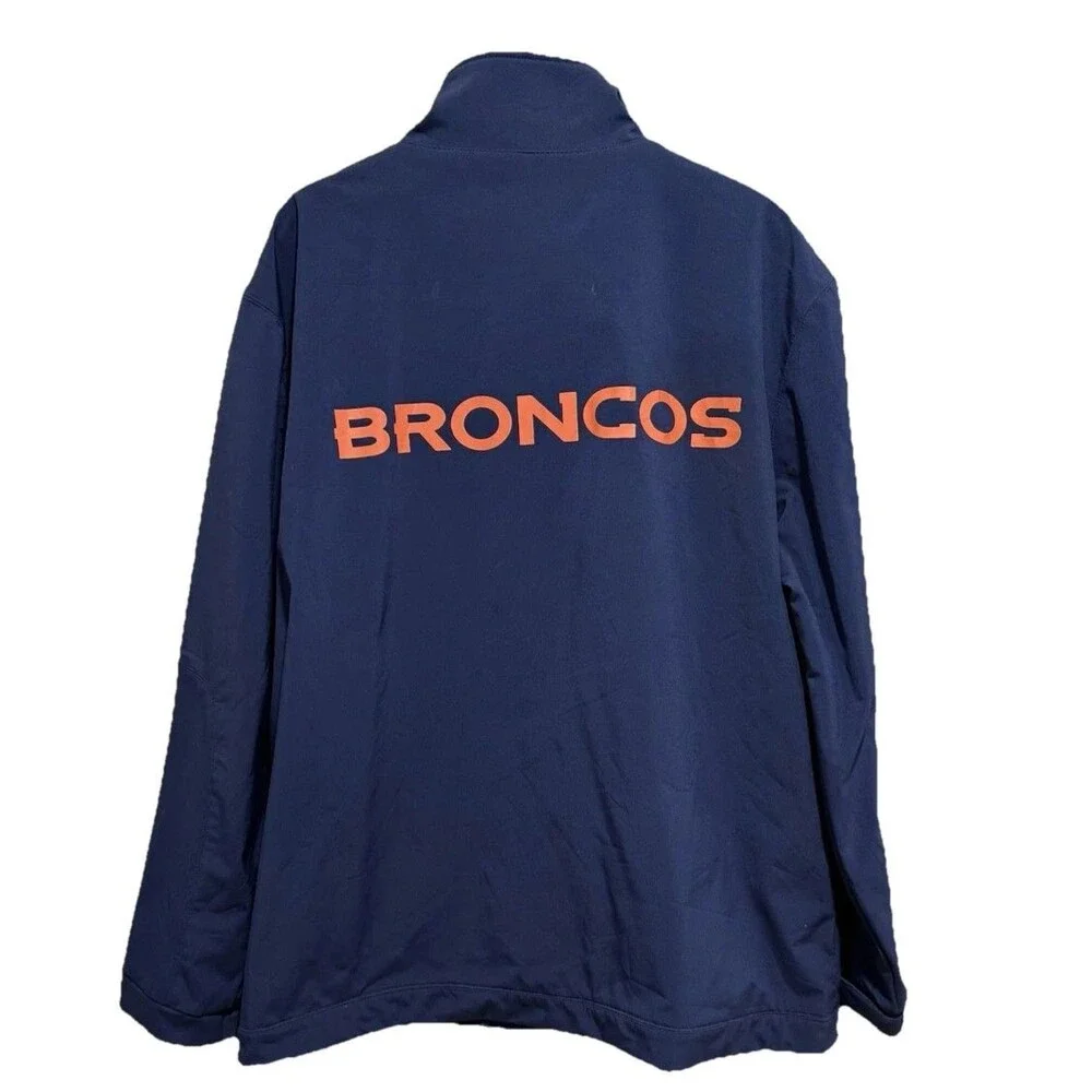 Denver Broncos Mens XL NFL Officially Licensed G-III Soft Shell Full Zip Jacket
